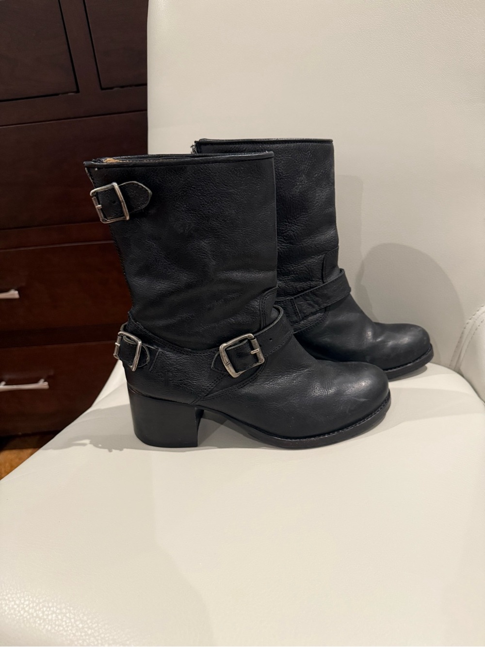Frye Vintage Combat Boots
